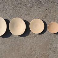 بشقاب (دیوارکوب)سفالی خام