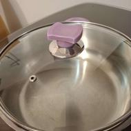 نیم قابلمه استیل مارک بوزسان ترکیه سالم سایز 28. ارتفاع