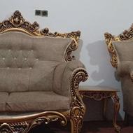 مبل 7نفره کنسول میز تلویزیون همراه میز عسلی