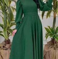 لباس شب سبز رنگ