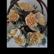 گل دکوری زرد