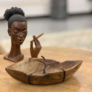 ظرف چوبی روستیک،اجیل خوری