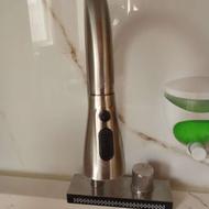 شیر ظرفشویی شاوری سه حالته رنگ کروم شیر سرویس بهداشتی