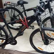 دو عدد دو چرخه جاینت giant اصل با چراغ و کیلومتر