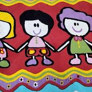 فرش 4متری اتاق کودک کاملا نو