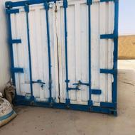 کانتینر 20 فوت و کولر به همراه قفسه آهنی