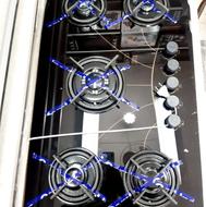 اجاق گاز 5شعله صفحه ای شیشه