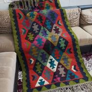 گلیم فرش یا جاجیم یا قالیچه دست باف قدیمی کلکسیونی خاص نوآک