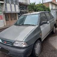 پراید مدل 85 دوگانه سبز زیتونی