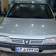 پژو 405 مدل 87 نقره‌ای