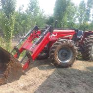 بیل جلو تراکتور تک