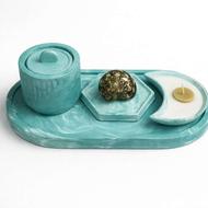 ظروف سنگی و شمع