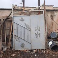 درب آهنی محکم سنگین سالم قزوین