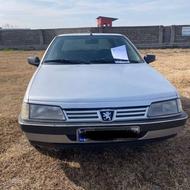 پژو 405 GLX (بنزینی) 1385 نقره‌ای