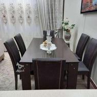 میز غذا خوری 6نفر درحد نو بدونه کار کرد