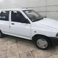 پراید سفید مدل 98 بی رنگ و کم کار