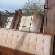 تخت دو نفره چوبی