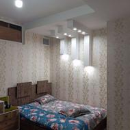 تخت‌دونفره‌همراه‌پایه‌پروفیل‌جک‌دار