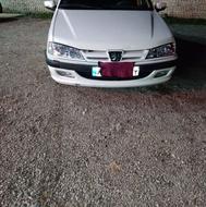 پژو پارس مدل 93 سفید داشبورد کرم