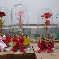 گلهای تزئینی و شیشه ای