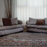 دو دست کاناپه راحتی سه نفره