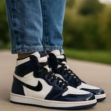 کتانی جردن ورنی ترکیبی