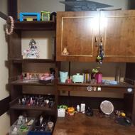 میز تحریر، کتابخانه و 3 عدد کشو متصل به هم