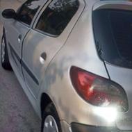 پژو 206نقره ای فنی سالم دوررنگ قیمت مناسب