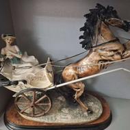 مجسمه اسب سوار چینی عتیقه