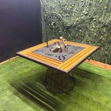 تولید کننده انواع میز آتشدان گازی هیزمی باغی ویلایی روف