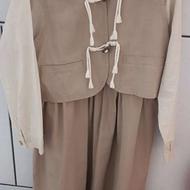 دوتیکه جلیقه وپیراهن