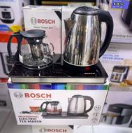 چایساز بوش کنارهمی صفحه شیشه چای ساز بوش صفحه شیشه