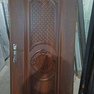 درب روکش 4 میل اتاقی چوبی با چهارچوب قیمت 6500 تومان