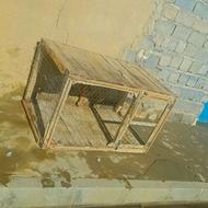 قفس چوبی حیوانات توری