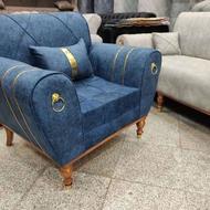 مبل راحتی پایه هلالی