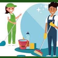 تمیز کاری راه پله ......