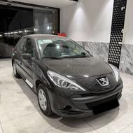 پژو 207 پانا مشکی با رینگ فول خشک 1404