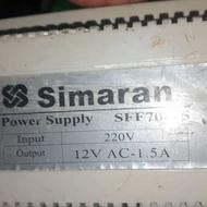 ترانس 12 ولت مارک سیماران سالم و در حدنو