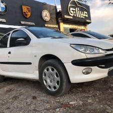 پژو 206 (تیپ2) 1391 سفید استثنایی!مناسب زیرپایی