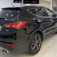 ماشین سانتافه مشکی 2016 بیرنگ درجه یک