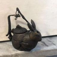 چراغ پیسوز طرح خرگوش جنس برنجی نوستالژیک