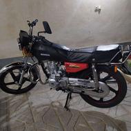 موتورسیکلت بهپر 125 رینگ اسپورت درحد صفر..