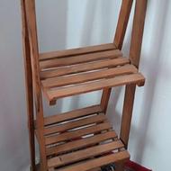 پایه گل چوبی