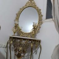 اینه وشمعدان برنز اصل