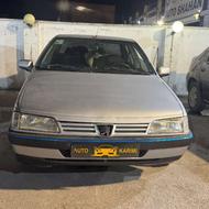 پژو 405 GLX (بنزینی) 1387 نقره‌ای