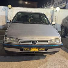 پژو 405 GLX (بنزینی) 1387 نقره‌ای