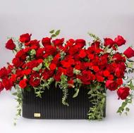 تخفیف ولنتاینی دسته گل باکس گل