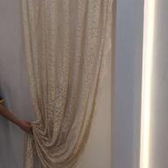 یک جفت والن پرده همراه میخ گل پرده