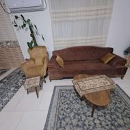 مبلمان 7 نفره راحتی در حد نو