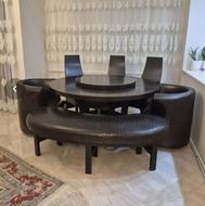 میز نهار خوری 8 نفره گرد